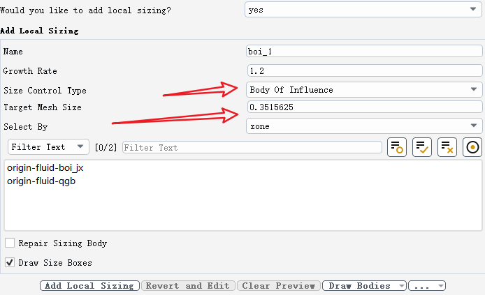 任意网格局部加密模式:BOI